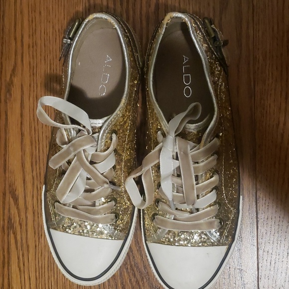 Aldo Glitter Sneakers - Picture 3 of 13